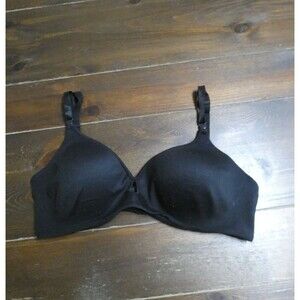 Barely There Women's 38C Black Bra Soft Underwire Adjustable Cut Out